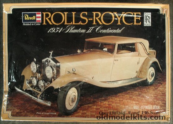 Revell 1/16 1934 Rolls-Royce Phantom II Continental with Coachwork by J. Gurney Nutting, H1294 plastic model kit